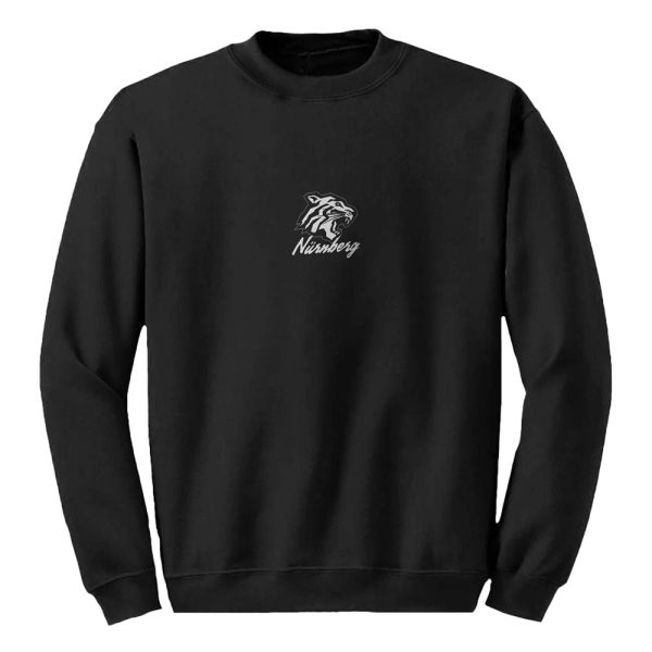 Crewneck Streetwear Oversized Sweatshirt schwarz