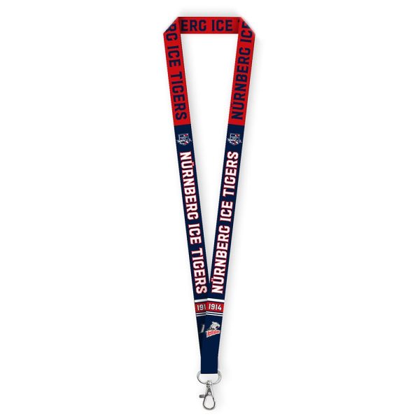 Lanyard / Schlüsselband "Home" blau/rot