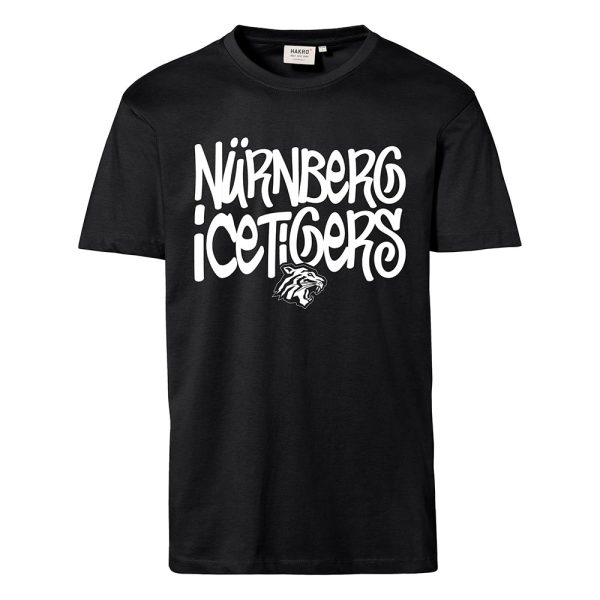 T-Shirt NIT Graffiti schwarz – Bild 3