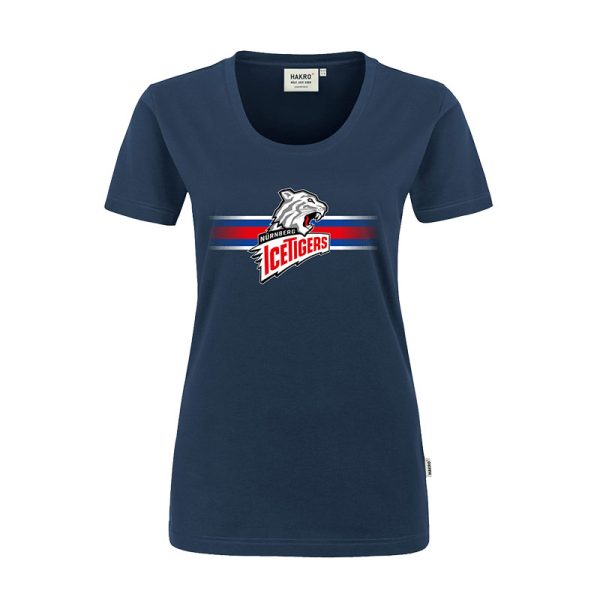 Damen T-Shirt Logo tinte