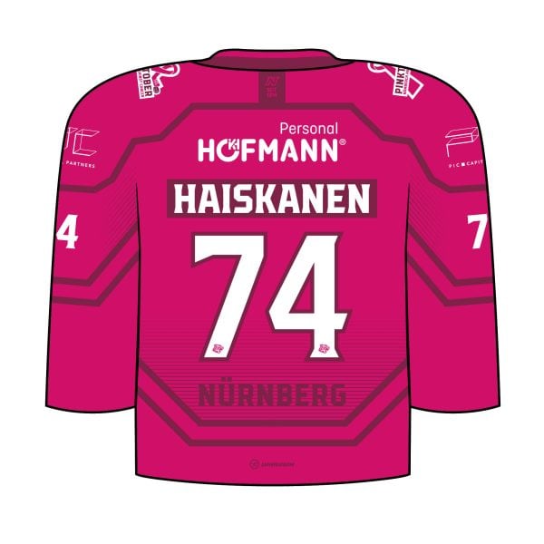 #74 Cody Haiskanen Pinktober-Trikot