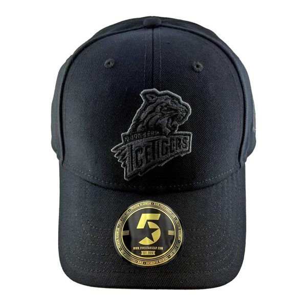 Logo Curved Snapback all black - Five Stars – Bild 2