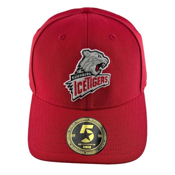 Logo Curved Snapback rot - Five Stars – Bild 2