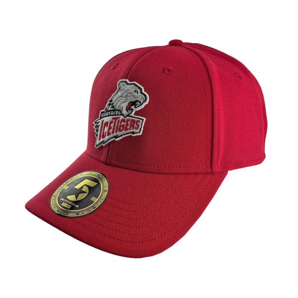 Logo Curved Snapback rot - Five Stars