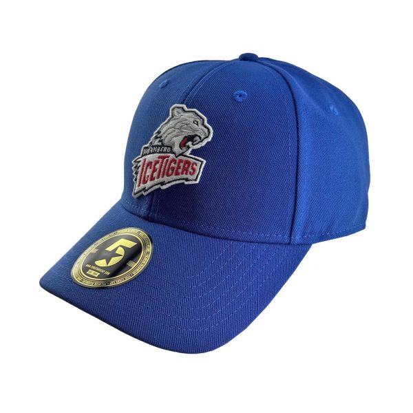 Logo Curved Snapback royal - Five Stars