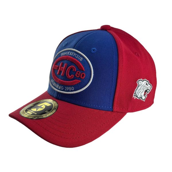 EHC Logo Curved Kids Snapback rot/royal - Five Stars