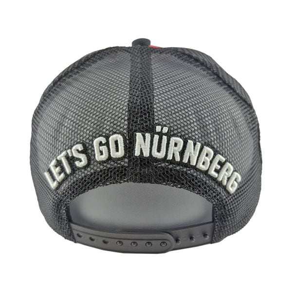 NIT Font Trucker Cap schwarz/rot - Five Stars – Bild 2