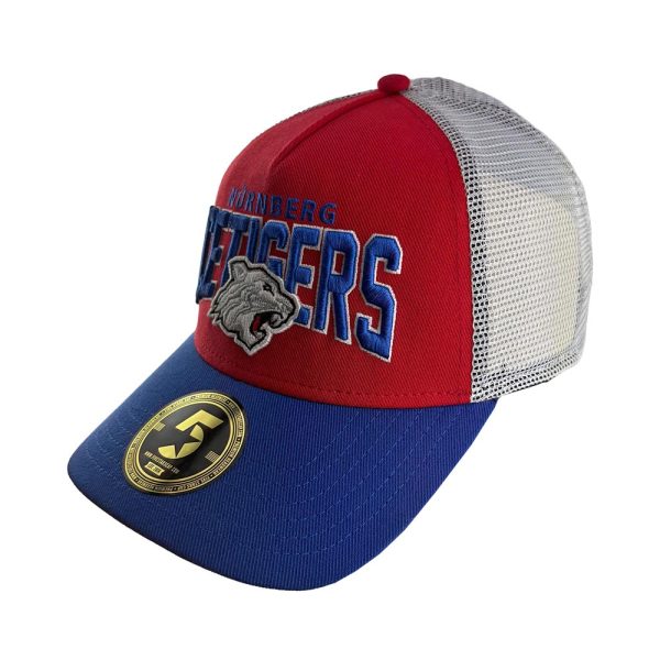NIT Font Trucker Cap weiß/rot/blau - Five Stars