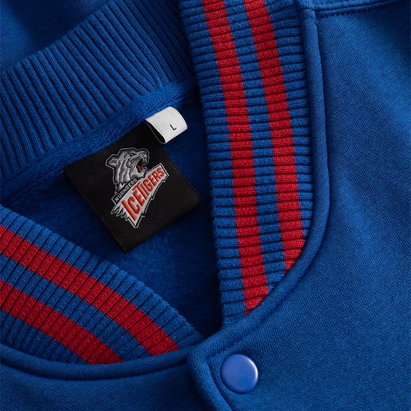 College Sweatjacke royal – Bild 3