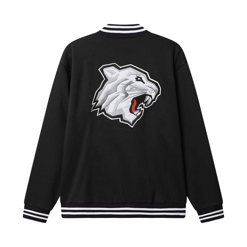 College Sweatjacke schwarz – Bild 2