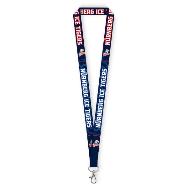 Lanyard / Schlüsselband rot/blau
